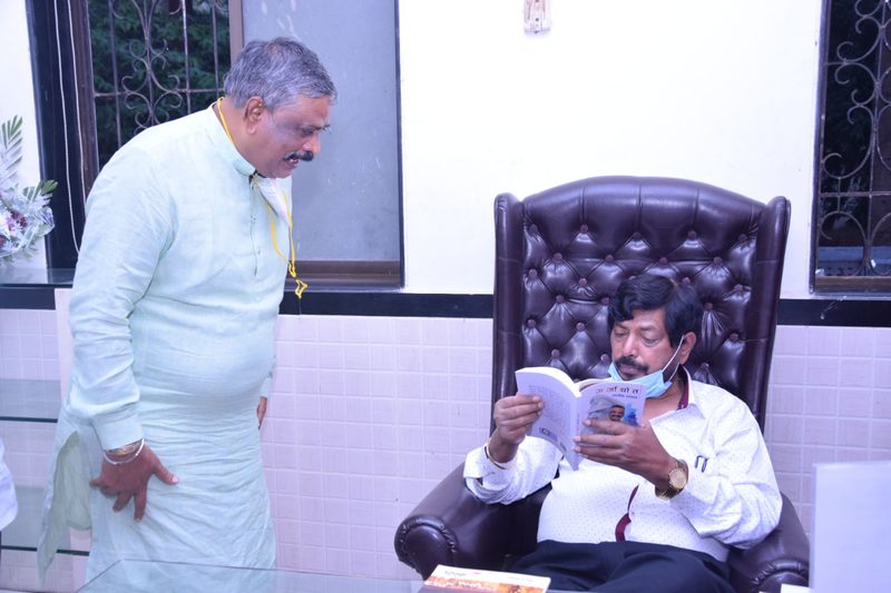 Honourable Minister of State for Social Justice and Empowerment, Government of India - Mr Ramdasji Athavale, Visited Siddharth College