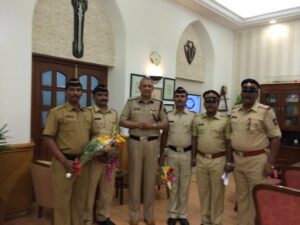 Rewarded by Mumbai Police commissioner Shree Rakesh Mariya sir